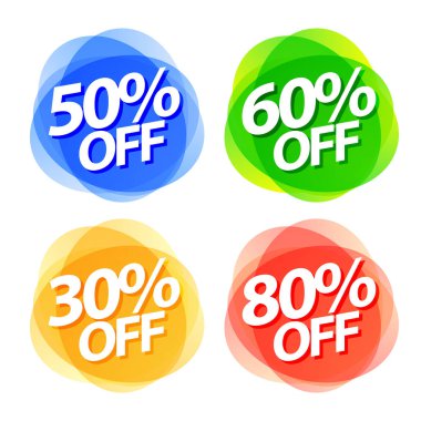 Özel tekliflerin satışı. Fiyat ile indirim 60 olduğunu.