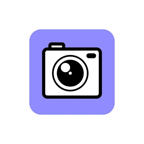 Camera Icon isolated on white background. — Stock Vector