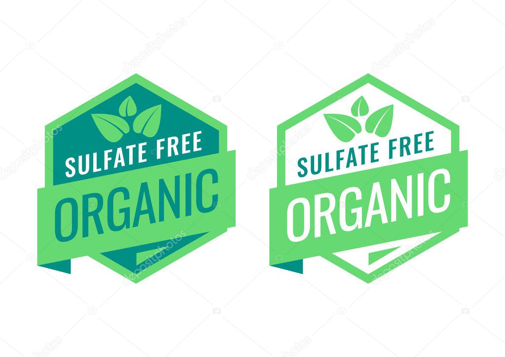 Sulfate Free sign or stamp symbol.