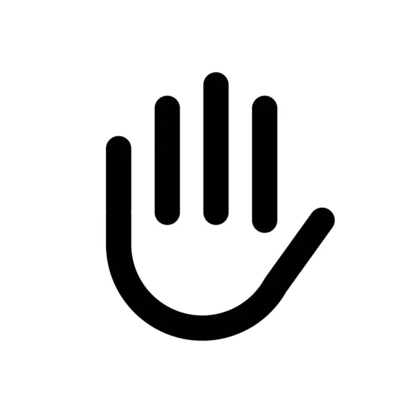 Hand shake gesture. — Stock Vector