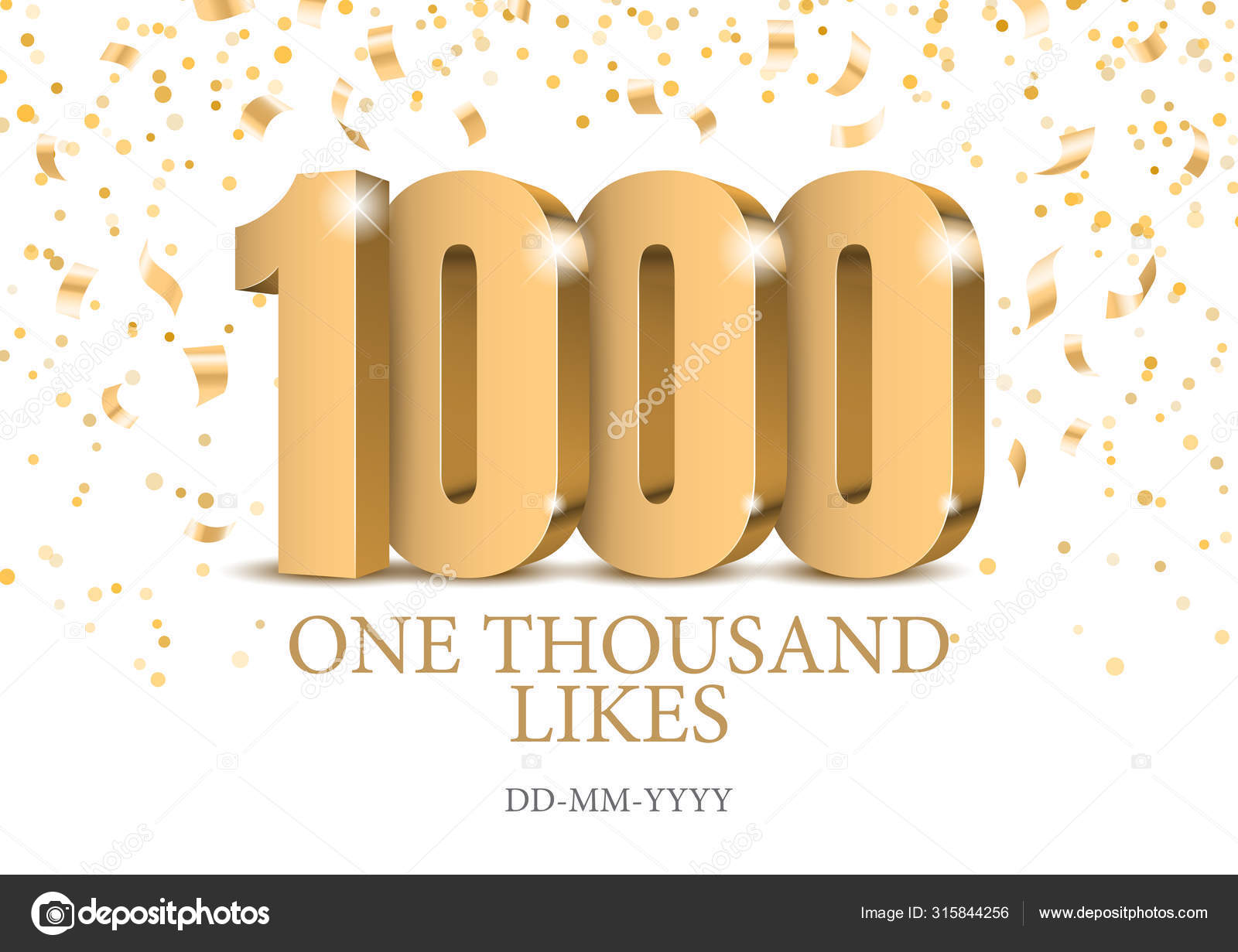 one thousand, golden number 1000,anniversary,birthday, price