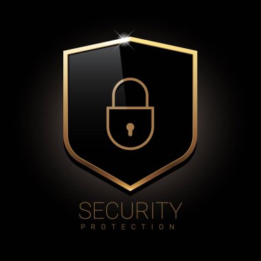 Kalkan simgesi. Koruma Sembolü.