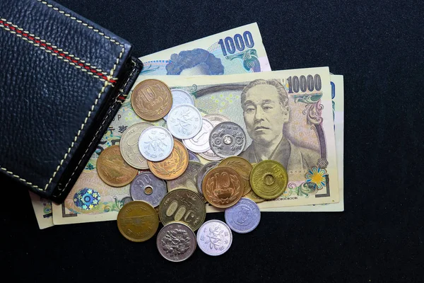 Japan Geld Japanse Yen Selectieve Aandacht — Stockfoto