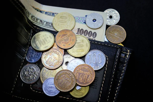 Japan Geld Japanse Yen Selectieve Aandacht — Stockfoto