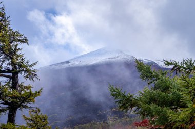 Fuji Dağı kadar yakın arka plan.