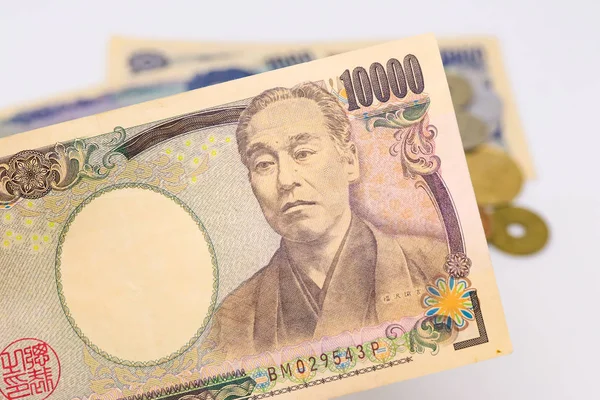 Denaro Giapponese Yen Focus Selettivo — Foto Stock