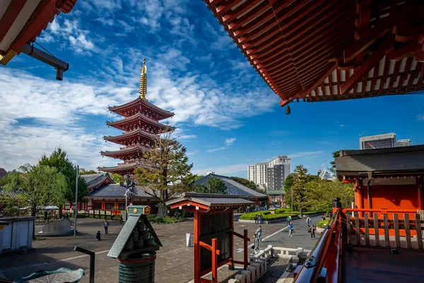 Tokyo Japon Octobre 2018 Temple Sensoji Tokyo Temple Asakusa Est — Photo