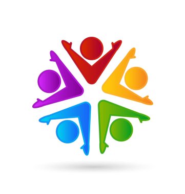 Ekip çalışması grup çalışma birlikte simgesi