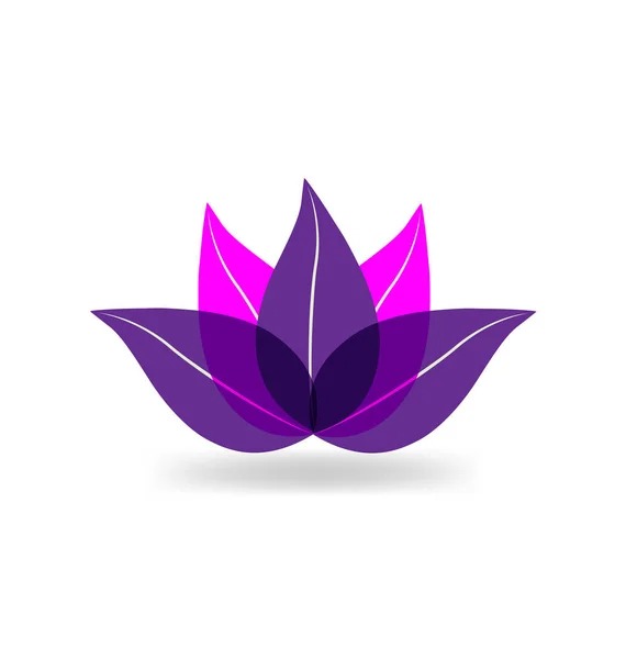 Lotus växt ikonen vektor — Stock vektor