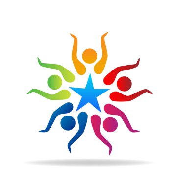 İnsanlar grup birlikte vektör