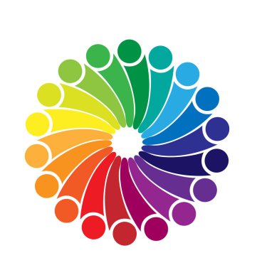 İnsanlar ekip çalışması birlikte vektör