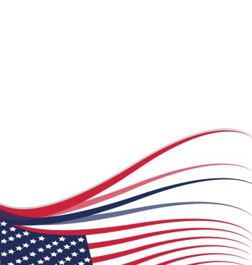 ABD yıldız ve şerit arka plan