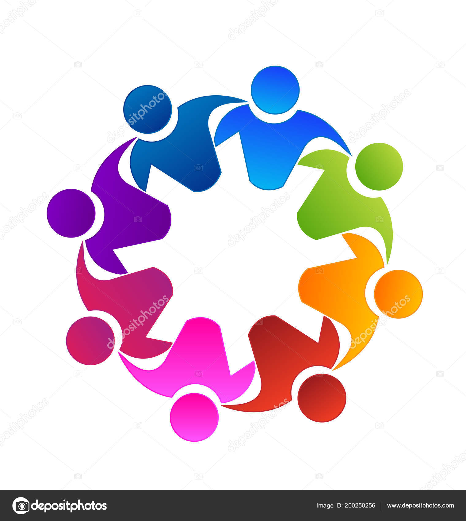 Images friends Teamwork group  of friends icon   Stock 