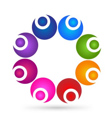 Ekip çalışması insanlar, Grup simgesi