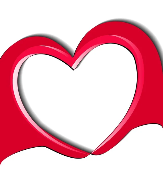 Manos haciendo un vector de amor corazón logo — Vector de stock