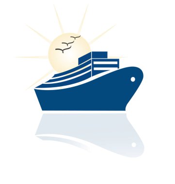 Cruise seyahat simgesi
