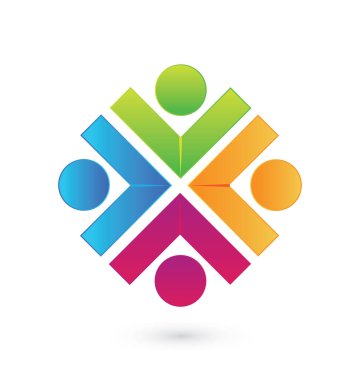 Ekip çalışması insanların topluluk vektör