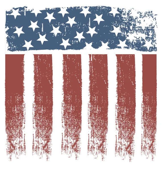 USA stripe flag vector design — Stock Vector