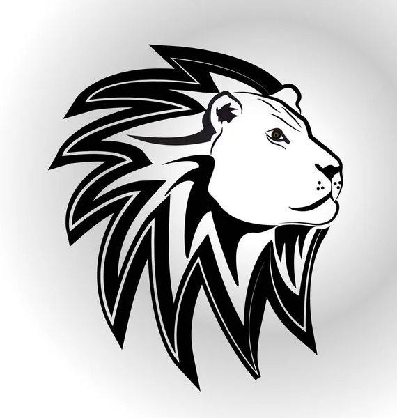 Διάνυσμα σύμβολο με κεφαλή λιονταριού — Διανυσματικό Αρχείο