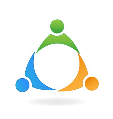 Ekip çalışması insanların topluluk vektör