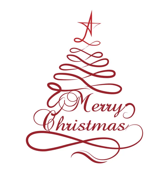 Noel ağacı izole tasarlamak vektör