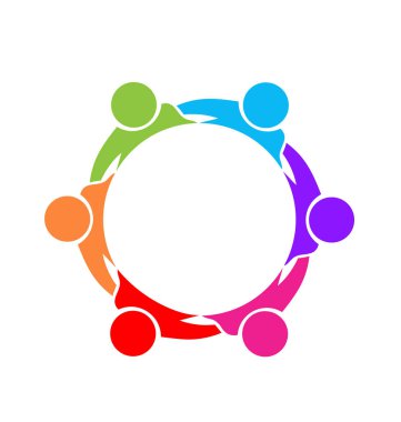 Ekip çalışması eğlence grup topluluk birlik vektör