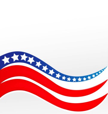 Amerikan bayrağı tasarım vektör