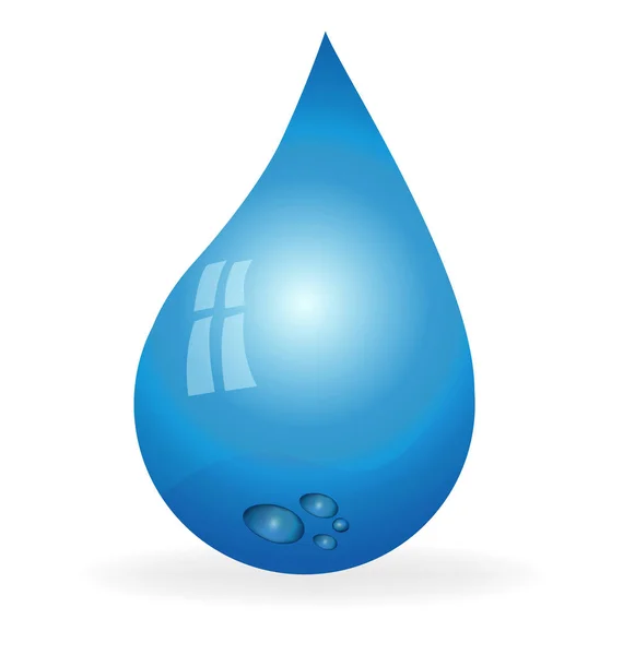 Agua lagrimal vector — Vector de stock