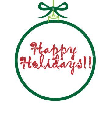 Top süsleme, mutlu tatiller, vektör simgesi