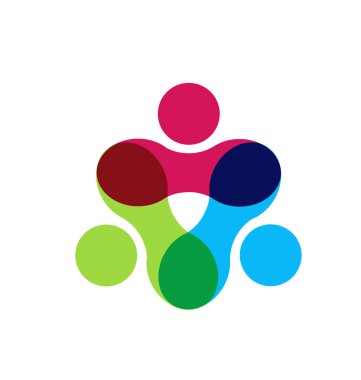 Ekip çalışması nano çalışma insanlar simge vektör