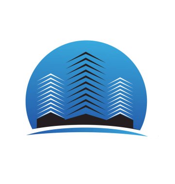 Vektör - Emlak binalar logosu