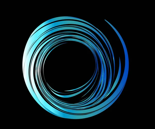 Siyah arka plan mavi dalgalar