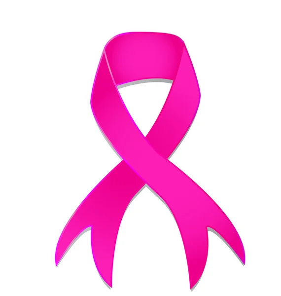 Cinta rosa logotipo vectorial aislado — Vector de stock