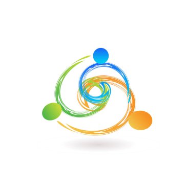 eamwork insanlar grup birlikte simge vektör başarılı