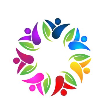 Ekip çalışması insanlar temizlik çevre, simge vektör