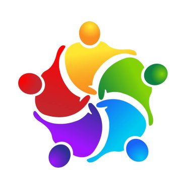 Ekip çalışması insanların topluluk vektör