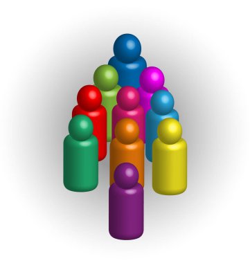 Ekip çalışması insanlar birlikte topluluk vektör logosu