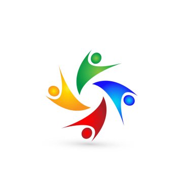 İnsanlar aile Logo vektör