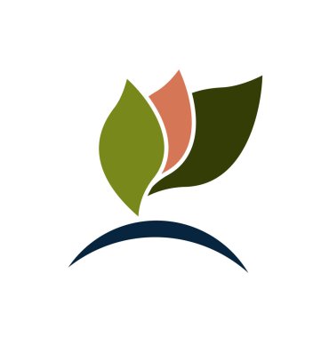 Sonbahar vektör logo yapraklar