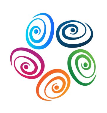 Sakinleştirici, rahatlatıcı zen renkli grup taş