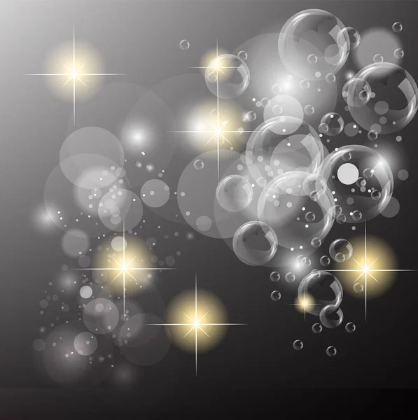 Bubble fond scintillant — Image vectorielle