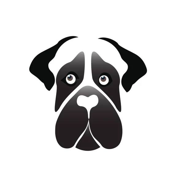 Doga pes ikona Vektor — Stockový vektor
