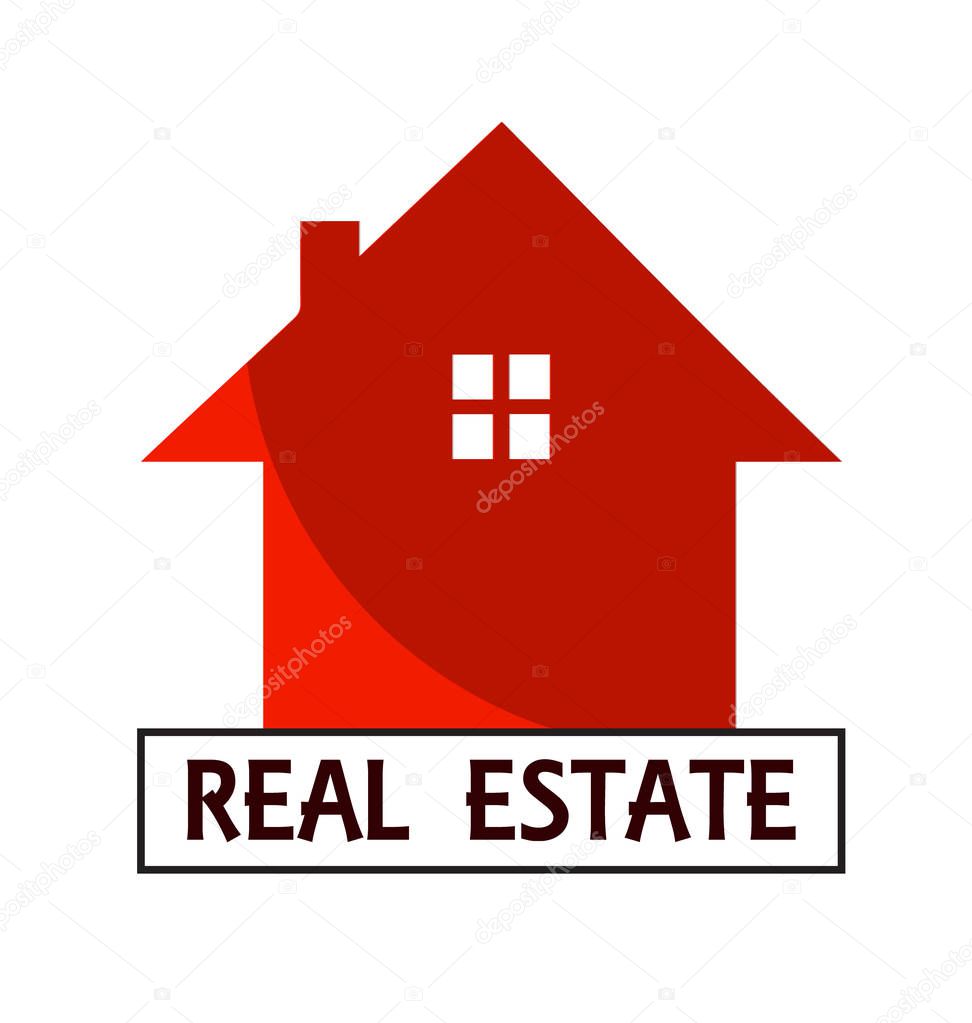 House for Real Estate business card vector design illustration concept