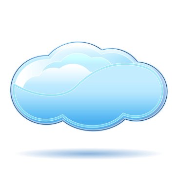 Clouds icon vector design clipart