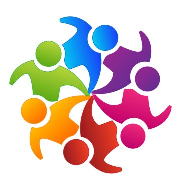 Ekip çalışması grup planlama ve simge oluşturma