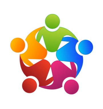 Ekip çalışması grup planlama ve simge oluşturma