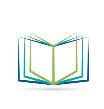 Bilgi kitap vektör logo simge