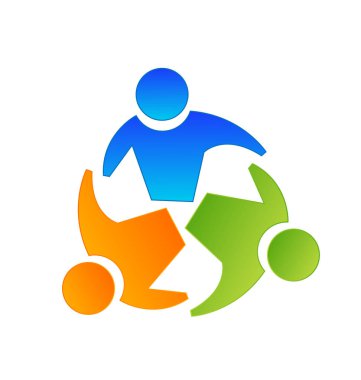 Ekip çalışması grup planlama ve tartışma vektör