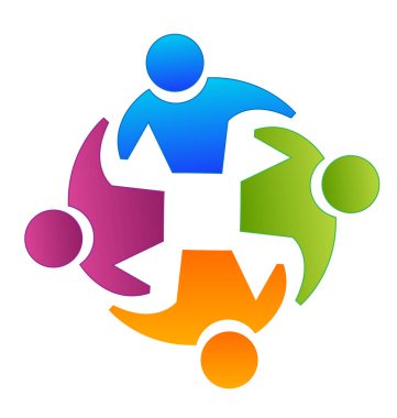 Ekip çalışması grup planlama ve tartışma vektör