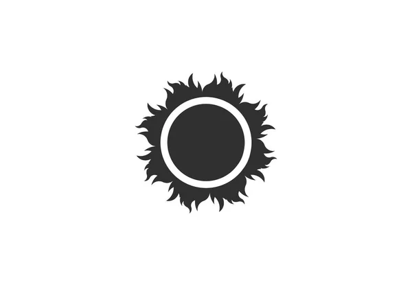 Abstract sun vector icon — Stock Vector